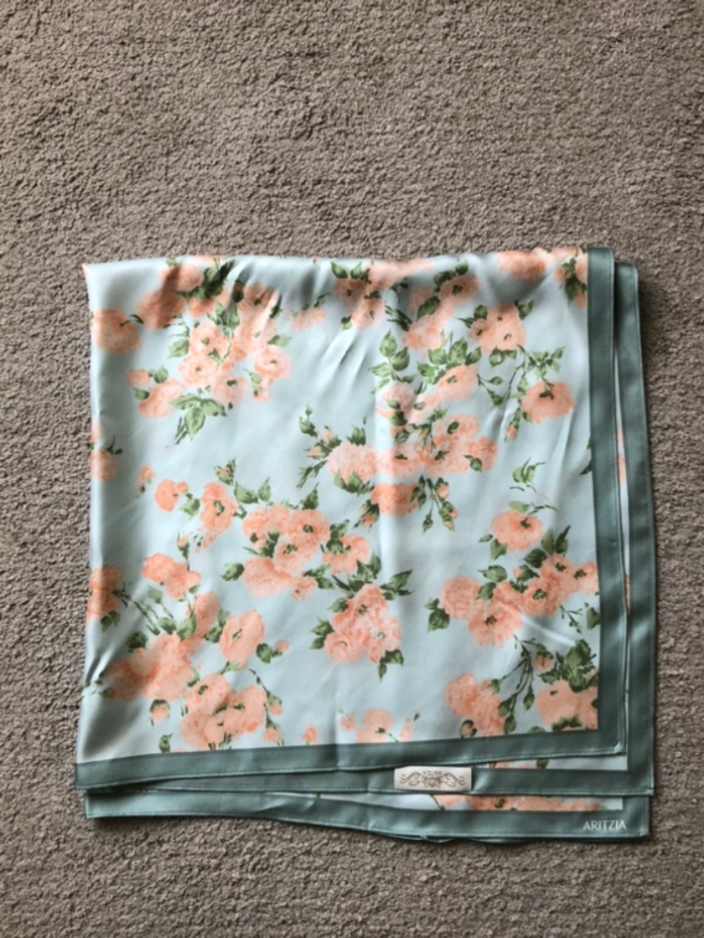 Aritzia - Elite Large Silk Scarf.NWOT.